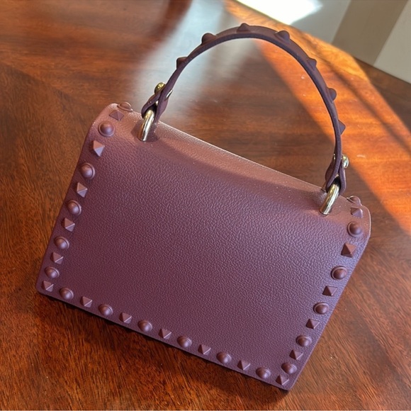 Rock Stud Top Handle Jelly Bag - Picture 3 of 6